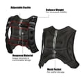 thumbnail image 4 of Ataucjin Weighted Vest for Men Women, 12 16 20 25 30 Lbs Weights , Workout Equipment Strength Training Weight Vest for Training Workout, Jogging, Cardio, Walking, 4 of 6