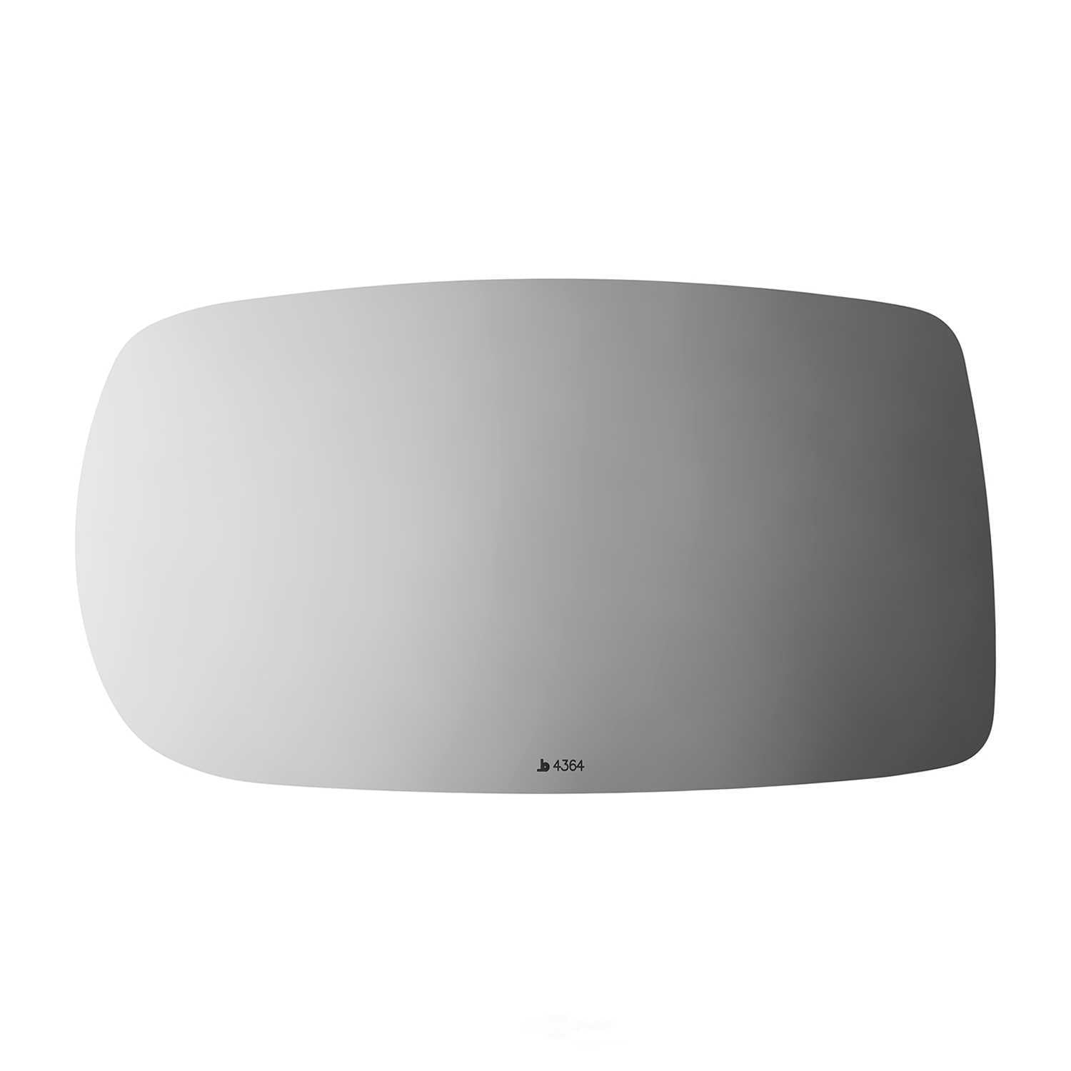 Burco Side View Mirror Replacement Glass - Clear Glass - 4364