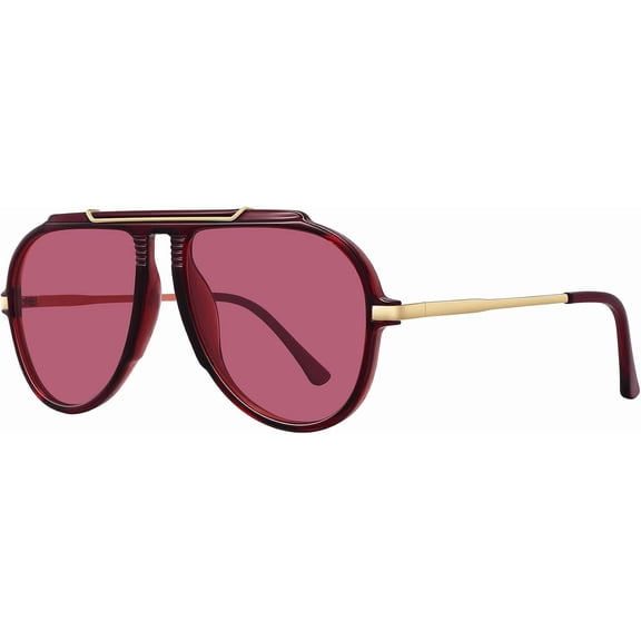 Retro Aviator Sunglasses for Women Men | 70s Top Bar Sunglasses UV400 Trendy Shades
