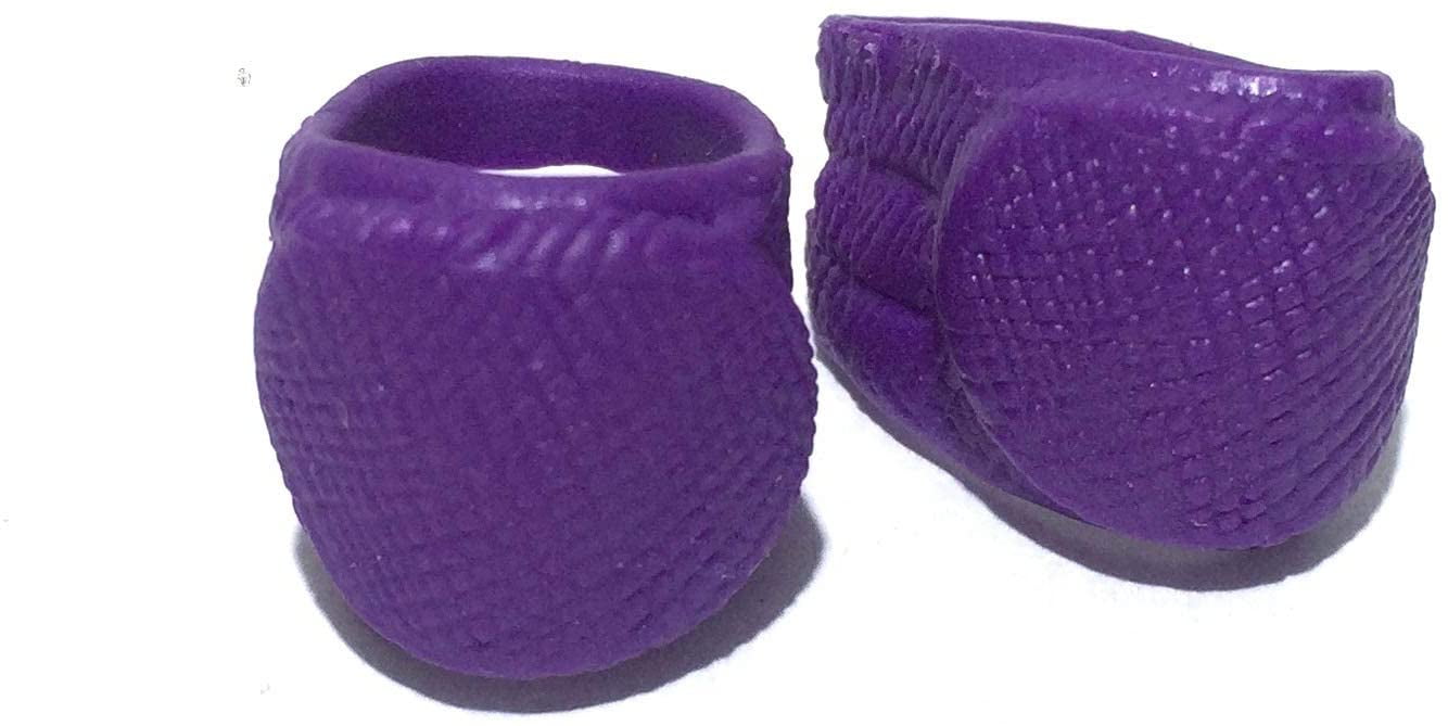 WWE WWF Wrestling Figure Accessory Purple Elbow / Knee Pads Only .5