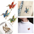 thumbnail image 5 of rinsvye Hummingbird Brooch Pin Mother's Day Gift Alloy Oil Fashion All-match Brooch Jewelry And Brooches Chatelaine Brooch Hat for Craft Rhinestone Brooches Back of Locking Clasps Shirt Brooch for Wom, 5 of 9