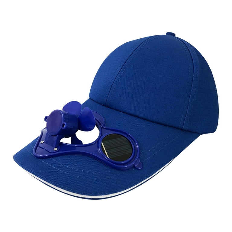 Summer Outdoor Sport Hats Sunscreen Solar Powered Fan Hat Sun Protection Cap  With Solar Cool Fan Bicycling Climbing Baseball Cap 