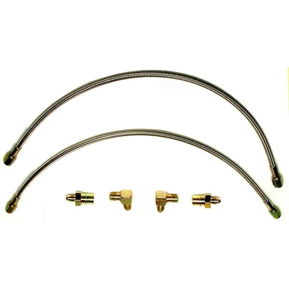 Wilwood 220-6419: Automotive Brakes Flexline Kit, 22.00'' Length, -3AN Female Fittings, Front