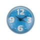 thumbnail image 2 of Reloj de pared moderno para baño, con ventosa, resistente al agua, ideal para estudio, oficina y hogar. Azul, 2 of 7