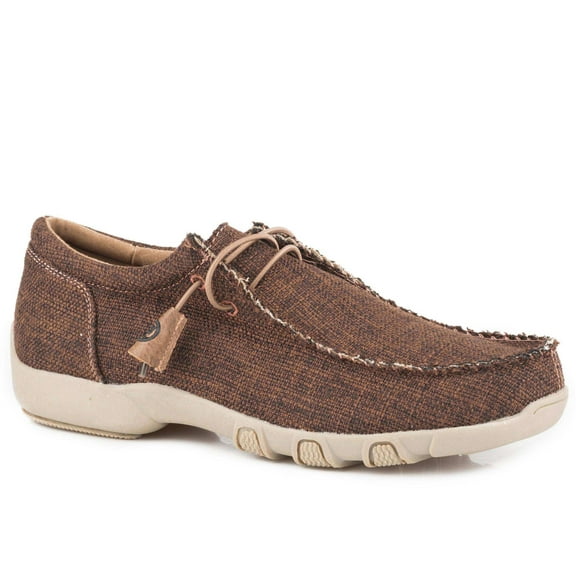 Roper Womens 09-021-1791-2687   Women's  Tweed Fabric Chukka 7.5 Brown