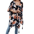 thumbnail image 1 of Kimono Cárdigan suelto BLESIY gasa Estampado Floral verano Boho, 1 of 8