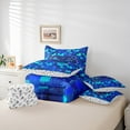 thumbnail image 6 of Homewish Pixelated Miners 7-Piece Twin Bedding Sets For Boys Girls,Abstract Ombre Gamer Bedding Comforter Set,Video Game Breathable Sheet Sets,Microfiber Bedroom Decor,Reversible, 6 of 8