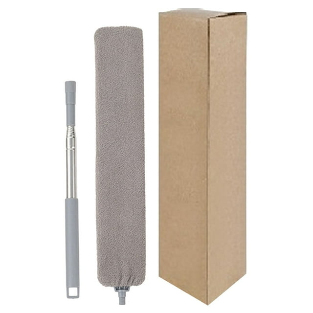 Retractable Dust Cleaner Flat Duster Extendable Up and Two Microfiber Retractable Dust Cleaner for Under Sofa Cabinet Bed Dust Cleaner Dust Cleaner