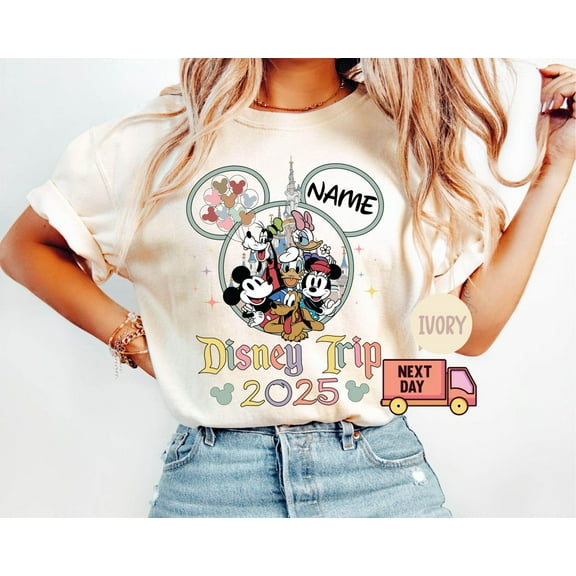 Disney 2025 Shirts, Disneyworld Shirts, Disney Vacation T-shirt, Disney Couple Shirt, Disney Clothes, Disney Trip 2025 Shirts