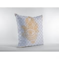 thumbnail image 5 of Hamsa Indoor/Outdoor Broadcloth Fabric Pillow in Gold on Gray 20x20, 5 of 5