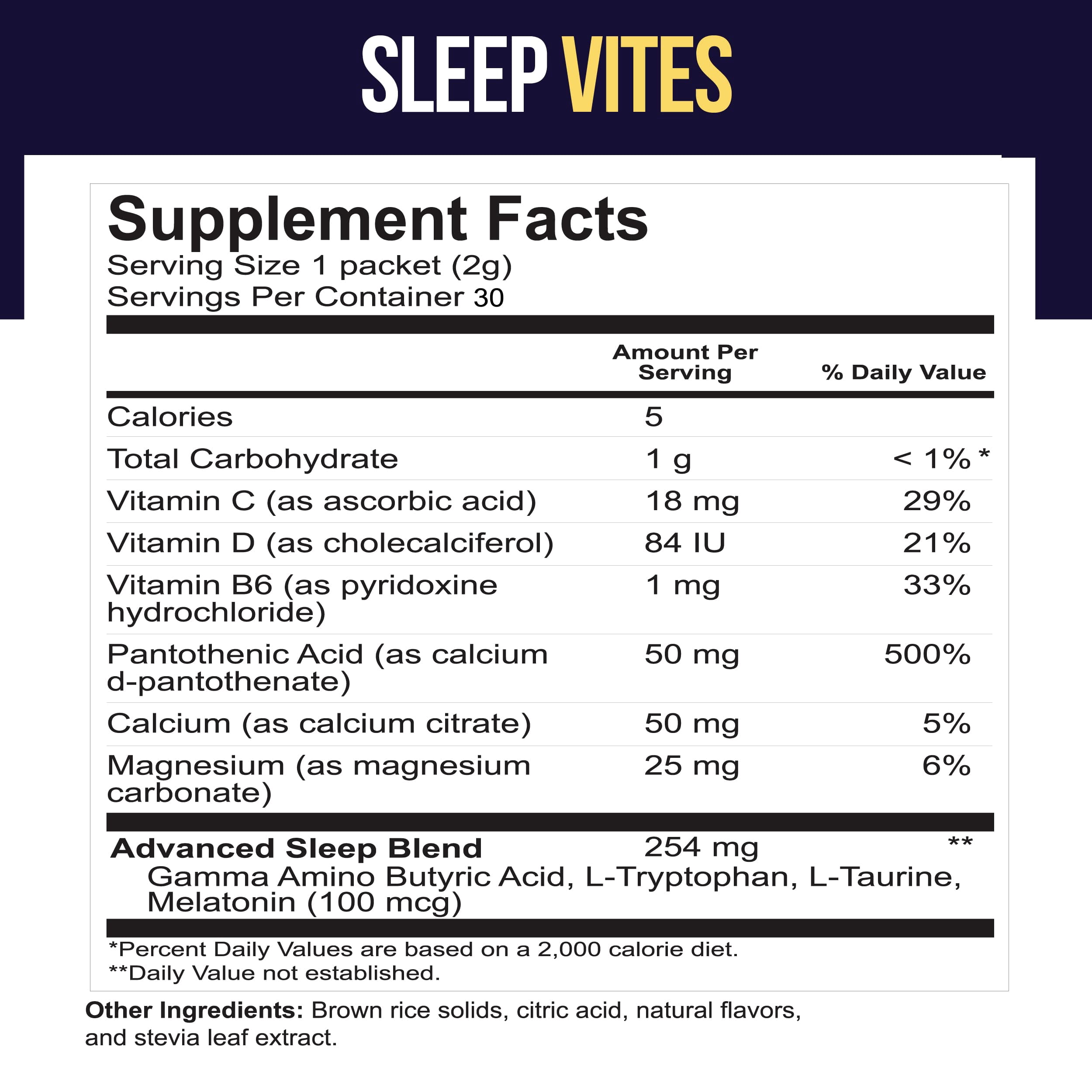 Dr. Price’s Sleep Vites – Nighttime Drink Mix, 30 Packets | Melatonin with Tryptophan, Magnesium & Vitamin Blend | Sugar-Free Mix