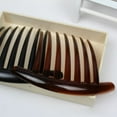 thumbnail image 4 of French Twist 7 Teeth Large for Shell Celluloid Flexible Durable French Side Hair Comb No Slip Styling Paris Hair Accesso, 4 of 7