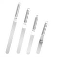 thumbnail image 3 of Stainless Steel Cream Icing Frosting Spatula For Cake Diy Tools 6/8/10/12 Inch Sizes Available Multifunctional Dough Scraper With Scale For Home Hotel Restaurant Practical Easy, 3 of 4