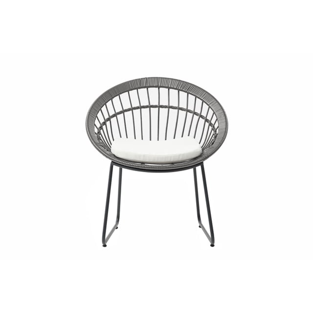 Set de 4 Sillas para Exterior Jaspis Gris Kessa Muebles