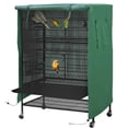 thumbnail image 1 of Large Cover Waterproof Dustproof Night Supplies Shade Cloth Catcher Cover Sleep Helper for Parrot Cage Budgies - Green, 97x59x130cm, 1 of 7