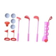 thumbnail image 2 of amleso Kids Golf Set Toys Educational Garden Game Gifts Mini Golfs Play Set Kids Golf Club for Girls Toddlers Ages 3 4 5+ pink, 2 of 10