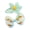 Green, variant on CSChome Toddler Hair Clips Hairpin Children Hair Clip Flower Small Ball Decor Knot Contrast Color Non-Slip Lightweight Hair Organization Hair
