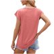 thumbnail image 3 of Fiudx Ofertas Flash Del Día Tops con Estampado de Moda para Mujer, Blusa de Manga Corta, Camisetas Divertidas con Cuello Redondo, 3 of 4