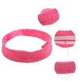 thumbnail image 3 of 1 pieza de diademas deportivas para hombres y mujeres, bandas antideslizantes para el cabello, bandas para la cabeza para el sudor para correr, ejercicio deportivo, rosa roja, 3 of 7