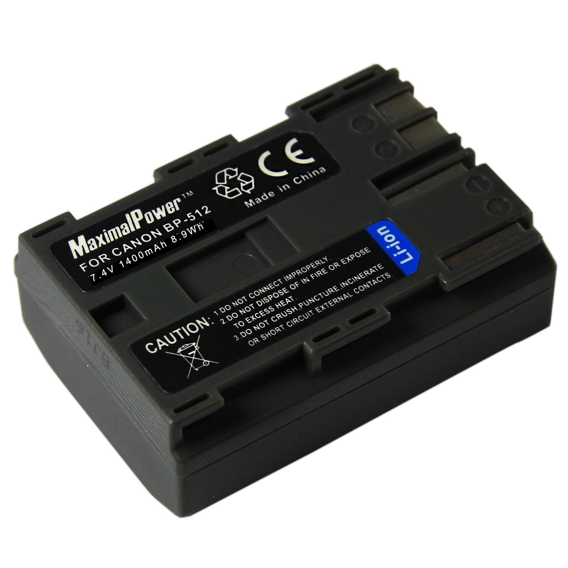 Maximalpower for Canon BP512 Battery, Fits Canon EOS 5D, 10D, 20D