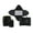 Black, variant on Xplorer by Gforce 3 Piece Nylon Waterproof Starter Packing Set in Black