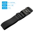 thumbnail image 2 of Uxcell 2m Adjustable Suitcase Belts with Combination Lock Luggage Straps Black 3 Pack, 2 of 5