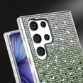 thumbnail image 6 of Compatible with Galaxy S23 Ultra Bling Case Cute Glitter Diamond for Women Girls Rhinestone Sparkle Shiny Crystal Bumper Luxury Protective Cover 3D Handmade Case for Galaxy S23 Ultra Green, 6 of 13