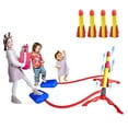 thumbnail image 4 of Amdohai Rocket Launcher for Kids Double Stomp Rocket Toy with 6 Foam Rockets Outdoors Outside, 4 of 6