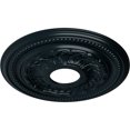 thumbnail image 3 of Ekena Millwork 15 3/4"OD x 3 1/4"ID x 1"P Galway Ceiling Medallion (Fits Canopies up to 3 1/4"), Hand-Painted Night Shade, 3 of 6