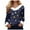 Z7-Navy, variant on zaveiop Merry Christmas Sweaters for Women Faux Fur Trim V Neck Shirt Dressy Funny Xmas Tree Snowflake Graphic Tops (Watermelon Red, XXL)