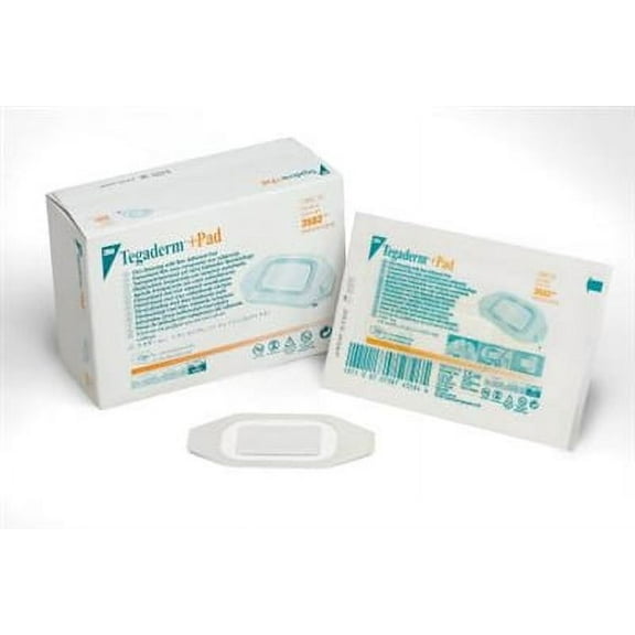 3M Tegaderm  Pad, 2" X 2.75", Composite Dressing, 3M # 3582, 50 Count Box
