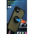 thumbnail image 4 of is Specially Designed for iPhone 11 Anti-Scratches,Anti-Fingerprint, Built-in 360° Rotating Ring Bracket Solid and Durable Magnetic car Phone case, Suitable for iPhone 11 6.1inches Male-Black, 4 of 6