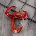 thumbnail image 6 of Carabiner Clip, Heavy Duty Carabiner for Hammocks, Camping, Hiking, Keychains, D Shaped Spring Hook Carabiners Harness, 6 of 14