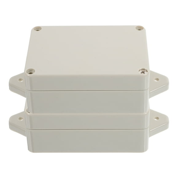 UPOUART 2Ud Caja Plástica Para Proyectos Eléctricos Resistente Con Fácil De Instalar Beige