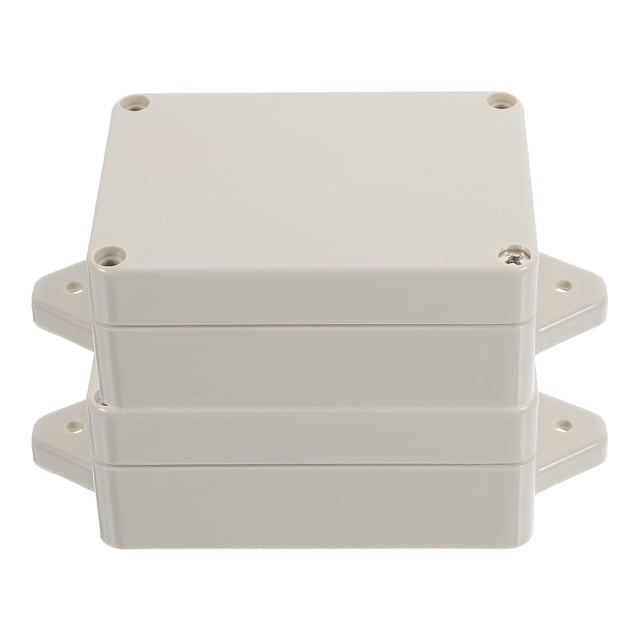 UPOUART 2Ud Caja Plástica Para Proyectos Eléctricos Resistente Con Fácil De Instalar Beige