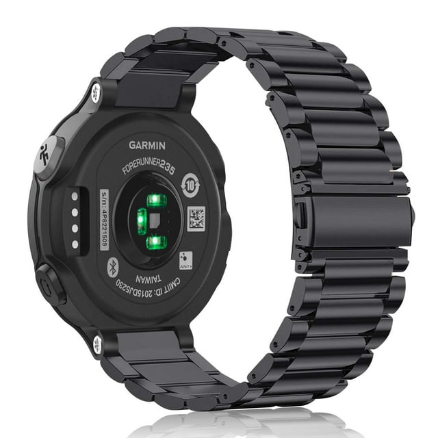Correa de reloj Fintie compatible con Garmin Forerunner 235 negra