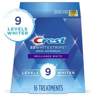 Crest 3D Whitestrips Vivid White Teeth Whitening Kit, 24 Strips ...