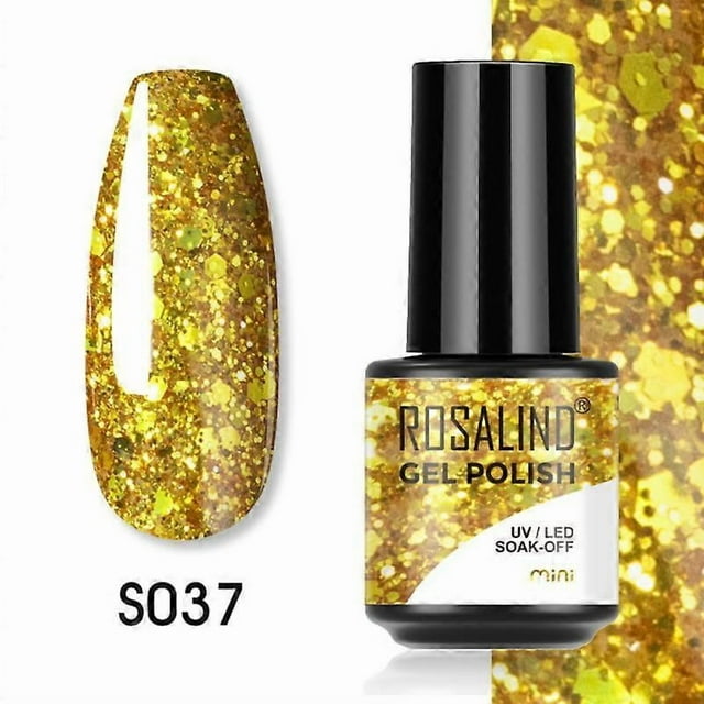 ROSALIND Gel Nail Polish 7ML Matte Base 80 Colors Coat Soak Off Gel Polish UV LED