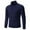 01 Navy, variant on Awdenio Sweaters for Men Quarter Zip Cable Knit Mock Neck Sweater Soft Casual Pullover Sweater with Ribbing Edge