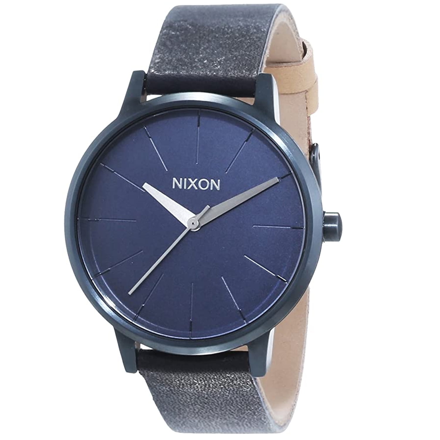 Nixon Bullet Leather Watch A473 2160 Rose Gold/Navy New 2024 in box