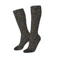 thumbnail image 2 of Daiia Sports Socks Retro Excavator Printed Novelty Crew Socks for Men Women Knee High Socks Cotton Socks Soft & Breathable Support Unisex Socks, 2 of 9