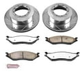 thumbnail image 3 of PowerStop Front/Rear Z36 Truck & Tow Carbon-Fiber Ceramic Brake Pad and Drilled and Slotted Rotor Kit Fits: FORD Select Models K5966-36, 3 of 9