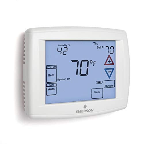 White Rodgers 1F95-1277 Emerson Big BLUE 12" Touchscreen Programmable Thermostat 