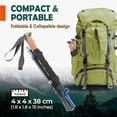 thumbnail image 4 of Trek-Z Cork Grip Trekking Poles – Lightweight Folding Hiking Poles, Adjustable Height, Compact Travel Design, Aircraft-Grade Aluminum Walking Sticks for Men & Women, 4 of 7