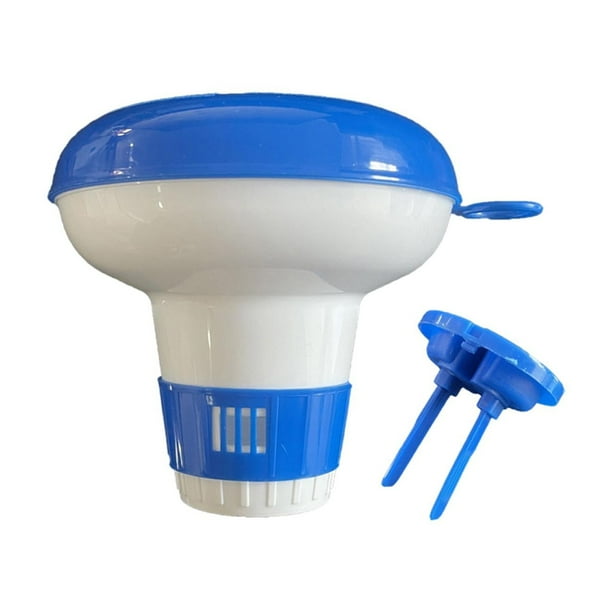 Dispensador flotante para piscina, ajustable, multifuncional, reutilizable, accesorios para piscinas interiores y exteriores, jacuzzis, estanque