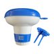 thumbnail image 1 of Dispensador flotante para piscina, ajustable, multifuncional, reutilizable, accesorios para piscinas interiores y exteriores, jacuzzis, estanque, 1 of 9