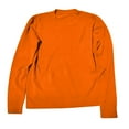 thumbnail image 4 of Tianiyouqing Women's 100 Percent Pure Wool Sweater Long Sleeve Pullover Crew Neck Tops for Woman Orange M, 4 of 4