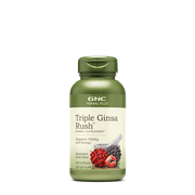 GNC Herbal Plus Triple Ginsa Rush | Supports Vitality and Energy - 100 Capsules