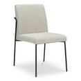 thumbnail image 2 of Moe's Home Collection Danny Dining chair Set of Two Fabric Beige, 2 of 8