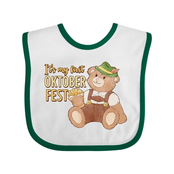 Inktastic It's My First Oktoberfest Boys or Girls Baby Bib